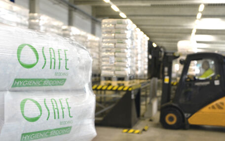 Clean and dry storage and loading area