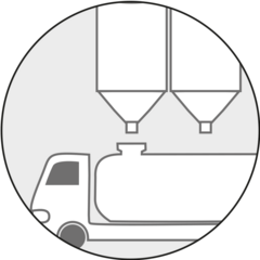 Bulk in silo truck
